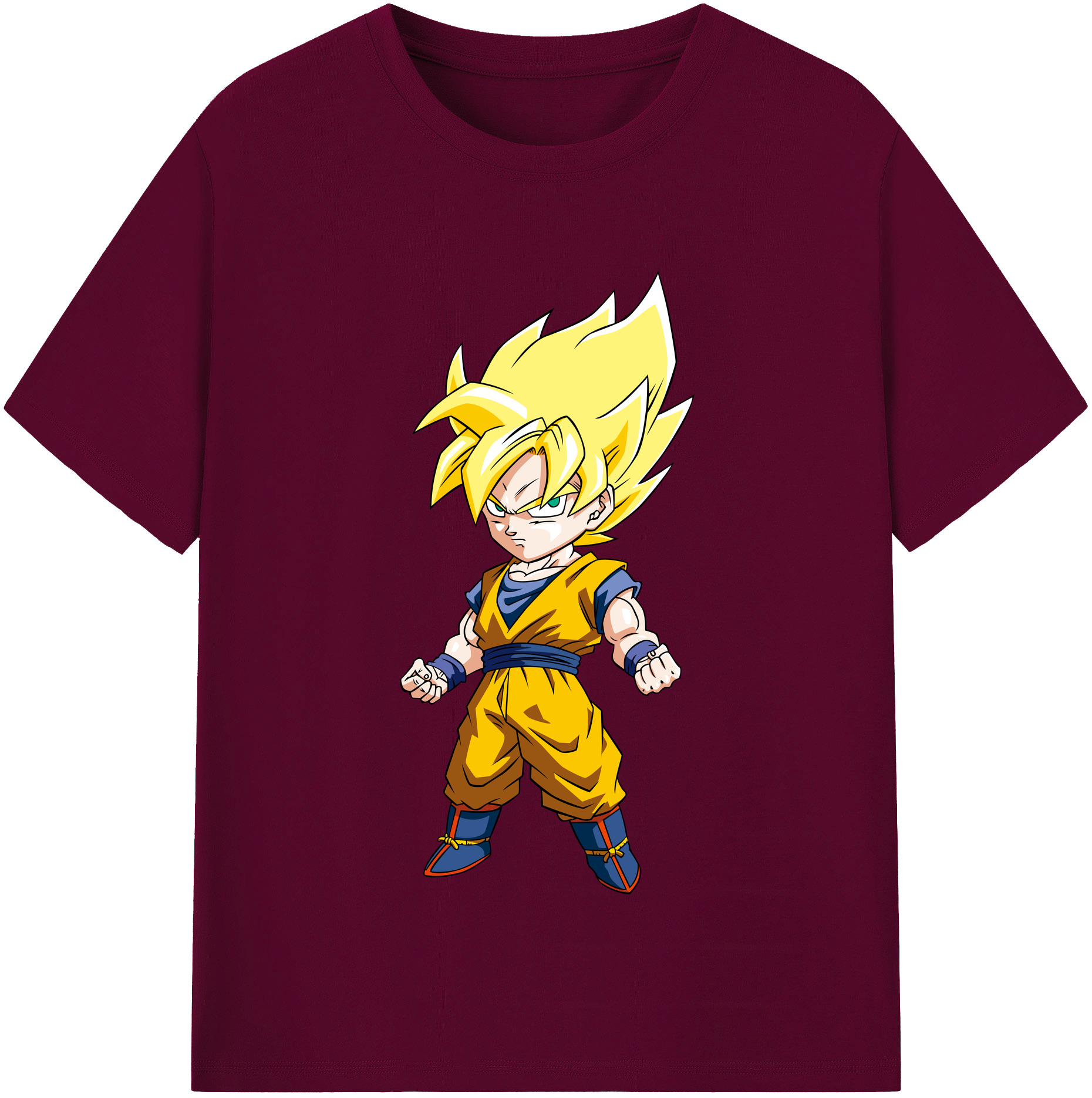 （画像用） ドラゴンボール 孫悟空（そん ごくう）Son Goku カカロット DRAGON BALL Kakarotto レディースカジュアルプリントTシャツ（綿100％）